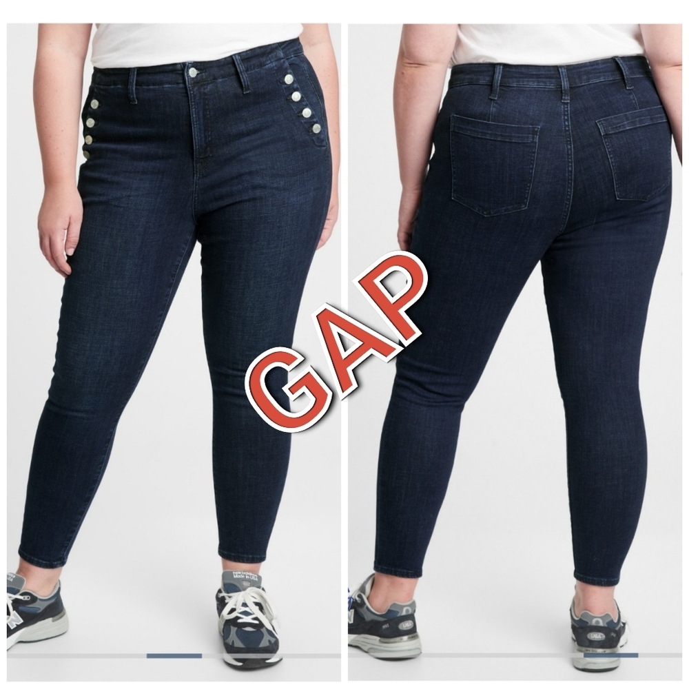 🥳FINAL PRICE👍👖NWT‼️ GAP brand High Rise Universal Legging Jeans with Washwell